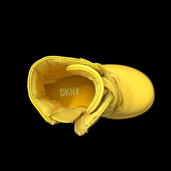 DKNY Girls' Toddler Taupe Combat Boot Size 5 - Picture 5 of 6